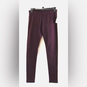 Garage maroon leggings